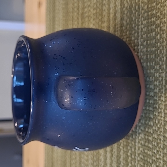 Threshold Stoneware K Letter Coffee Tea Mug Cup Navy Blue - Picture 4 of 9